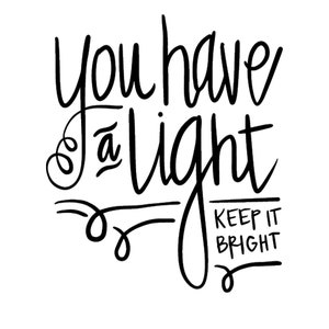 Tienes un SVG ligero, citar SVG, decir SVG, cortar archivos para silueta, cita inspiradora, citar imágenes prediseñadas, para Cricut, diseño de camiseta