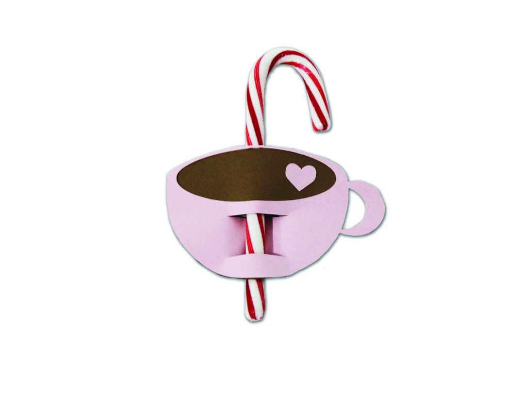 Candy Cane Holder Svg, Christmas Lollipop Holder, Hot Cocoa Christmas