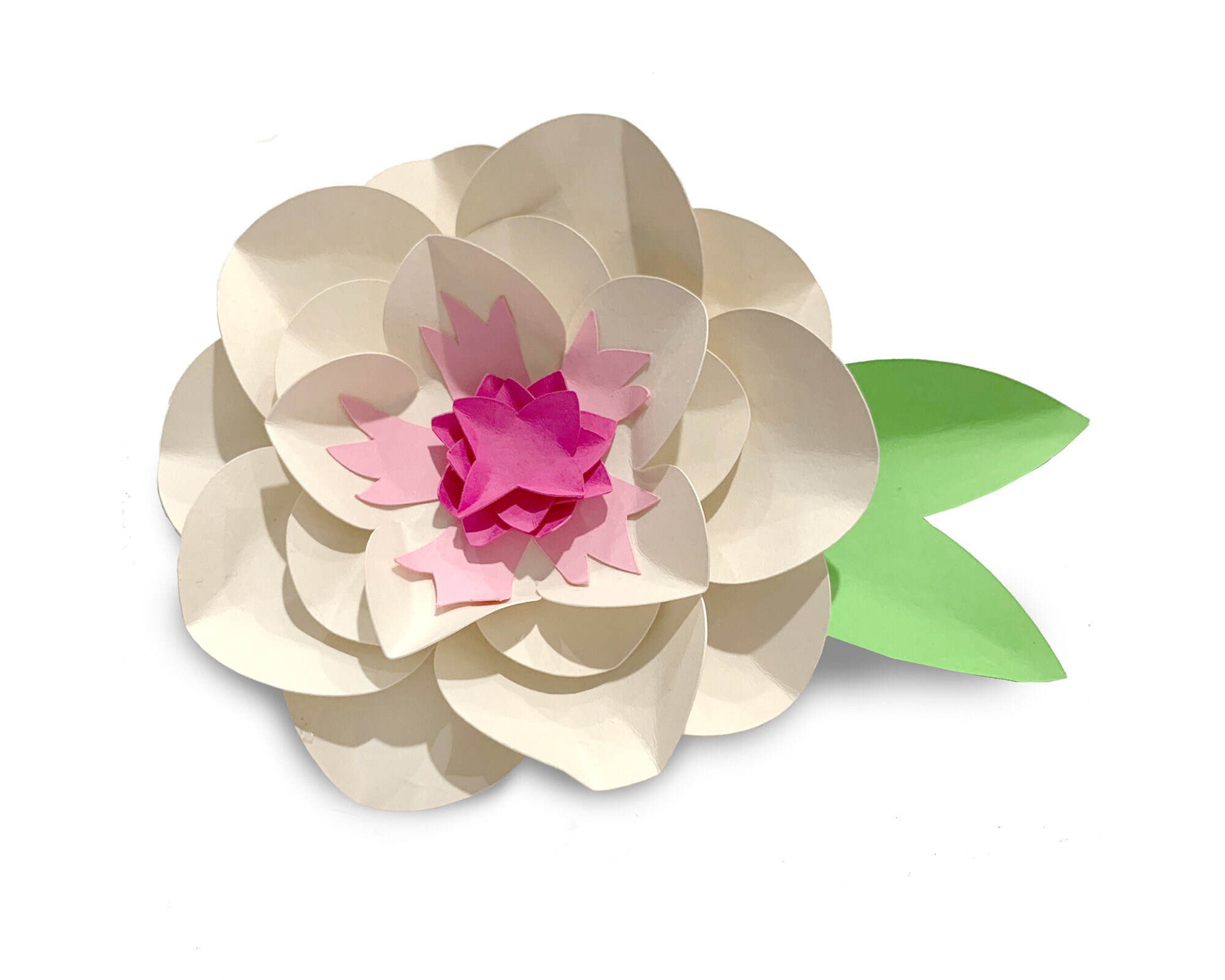 3d Paper Flower Svg, Flower Template, Paper Flower Svg, 3d Paper Flower