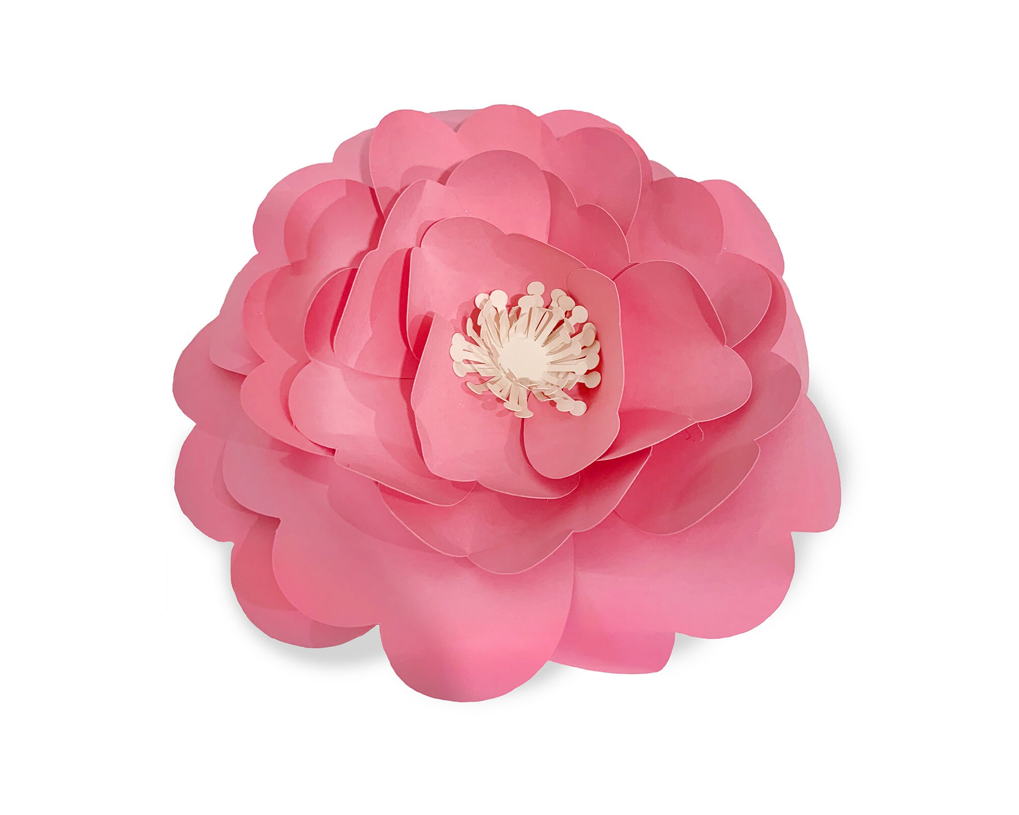 3d Paper Flower Svg, Flower Template, Paper Flower Svg, 3d Paper Flower