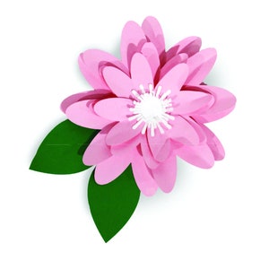 Sweet Floral svg, small paper flower, 3d paper flower, svg, flower template, paper flower svg, for Cricut, Silhouette, DIY paper flowers