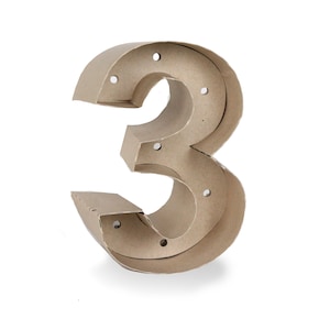 3D Number, Marquee Number, 3D template, cricut svg files, cricut project, Silhouette svg Cameo SVG, cut files