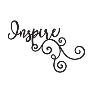 Inspire svg, Inspire Clip art, cut file, cricut, Cameo, Silhouette, svg, dxf, png