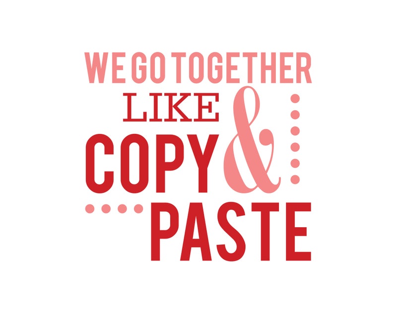 Copy & Paste SVG Quote Clipart Vector Art Love Quotes PNG - Etsy
