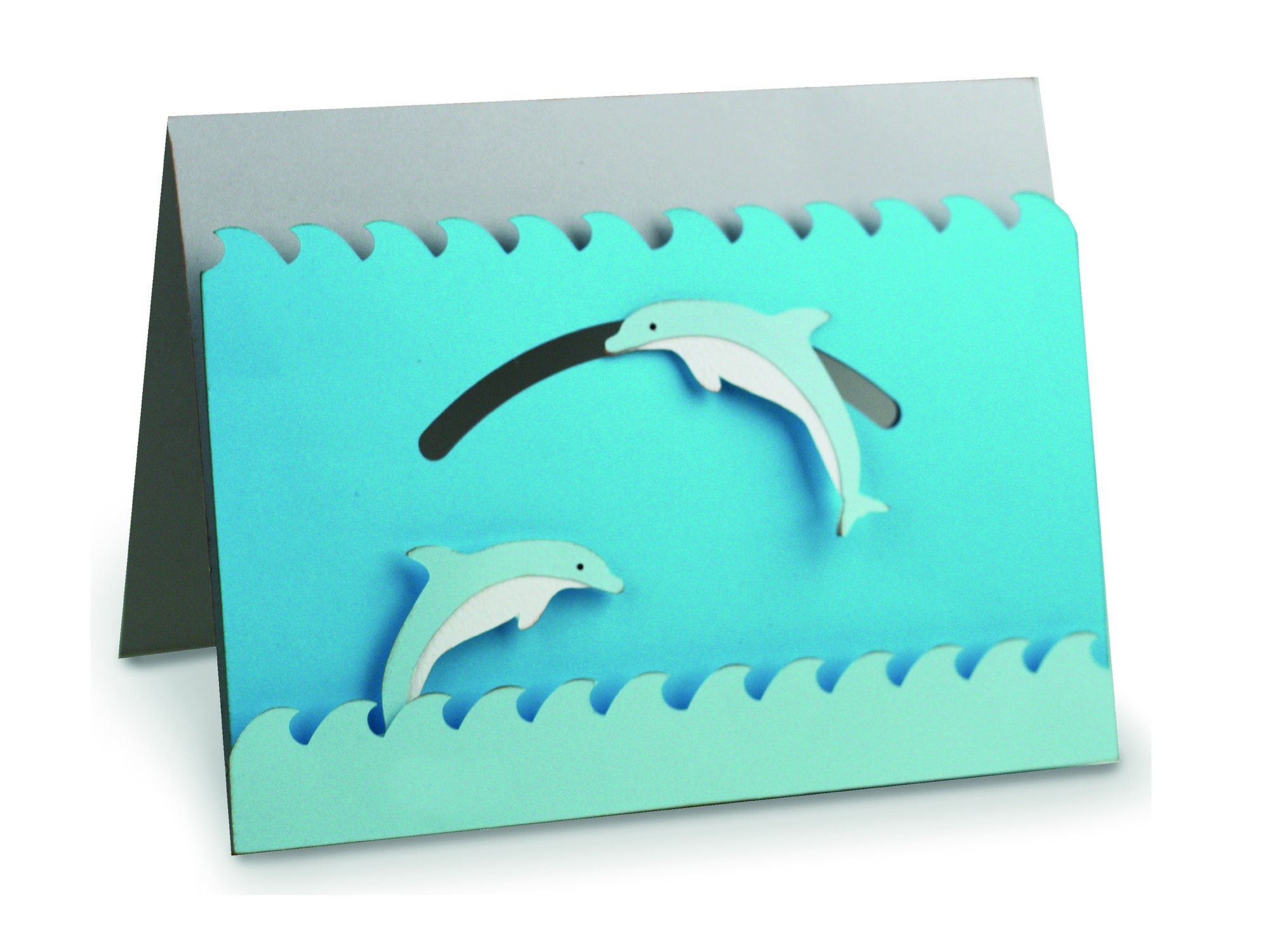 Dolphin pop up card Italia
