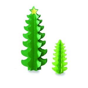 Christmas Tree svg, 3D Christmas tree, tree template, cut files for cricut, silhouette, svg, dxf, 3D Tree, paper tree, Digital Download
