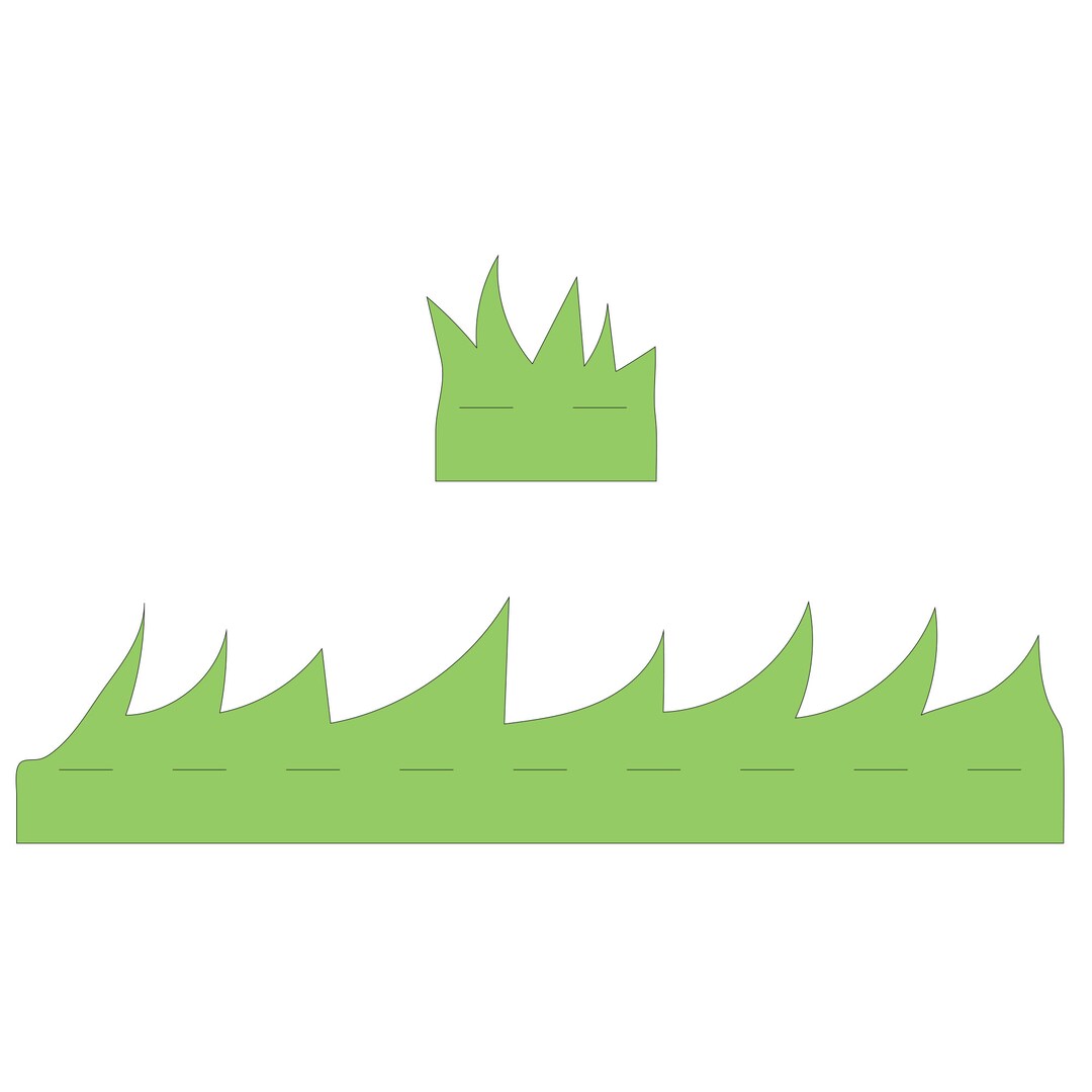 3d Bush, Paper Bush , Digital File, Instant Download, Svg, Dxf, for