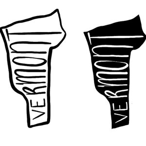 Vermont SVG, Vermont State Clipart, Vermont Hand Drawn, State Outline, Vermont State Shirt Design