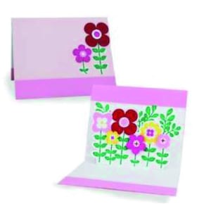 Flower Pop up card, cute card, pop up card template, Cut file for Cricut, Silhouette, template, svg, dxf, Birthday Card, Flowers