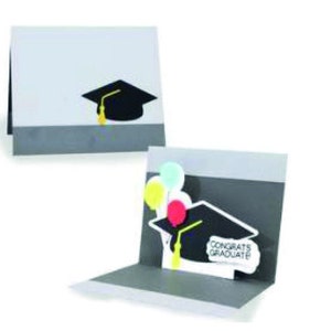 Pop up card, cute card, pop up card template, Cut file for Cricut, Silhouette, template, svg, dxf, Congratulations, Graduation Cap