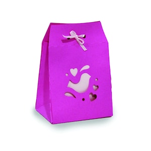 Vogel Gunst Tasche, Gunst Tasche, Gunst Tasche Vorlage, Papiertüte, Bogen, svg, dxf, geschnitten Dateien für Cricut, Silhouette, Party Tasche, Geschenk Tasche svg