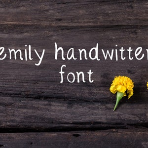 Handwritten Font,  Cricut Fonts, Silhouette Fonts, Craft Fonts, Procreate Fonts, Cute Font, Commercial Use Font, Text Font