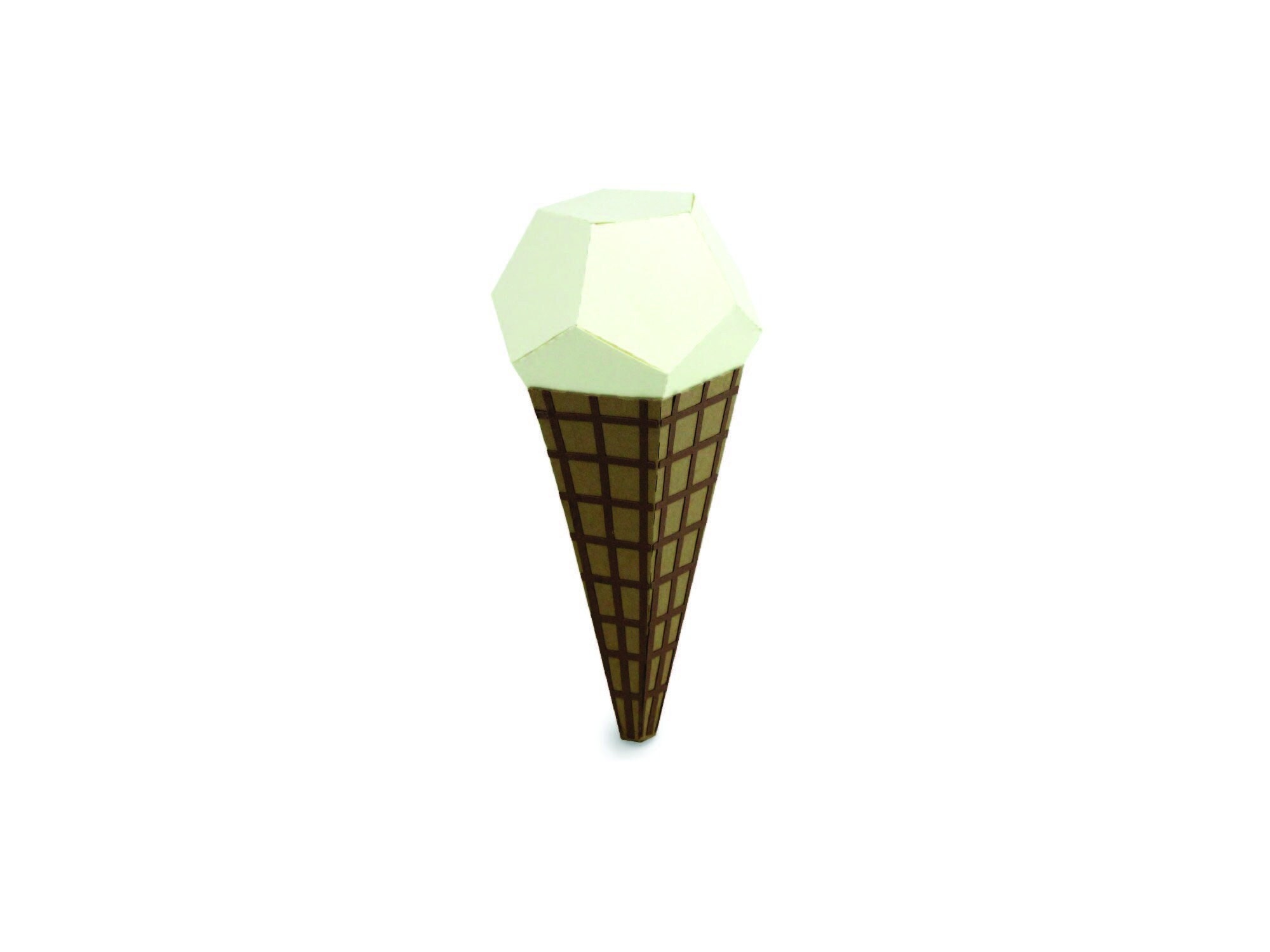 Helado 3D svg, Helado de papel 3D, Helado, Archivo de corte para Cricut,  Silueta, svg, dxf, Digital - Etsy México, image size:2000x1500