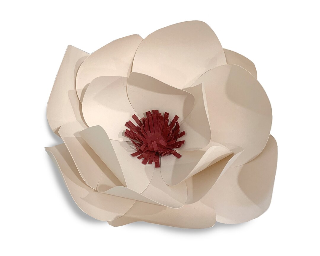 3d Paper Flower Svg, Flower Template, Paper Flower Svg, 3d Paper Flower