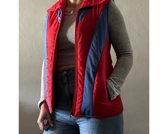 Chaleco acolchado vintage de los años 70/80