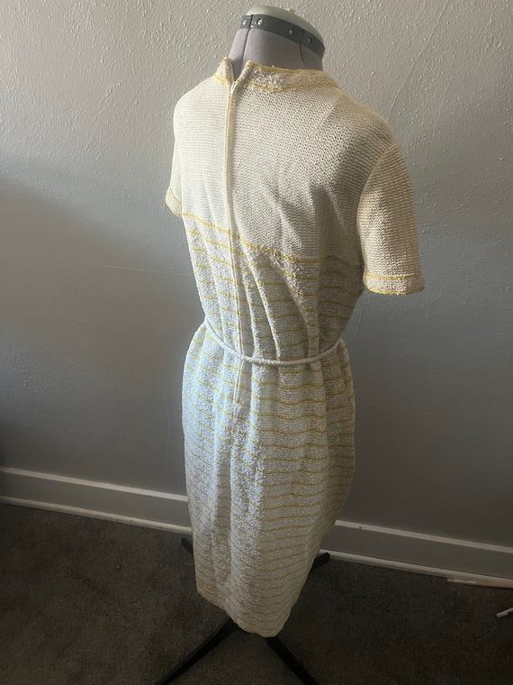 Vintage 60s striped knit dress - image 5