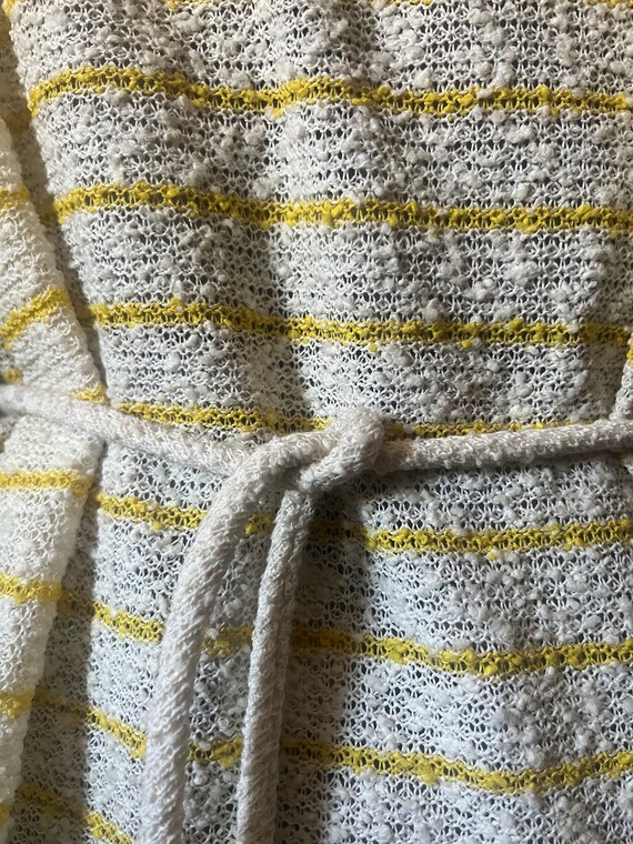 Vintage 60s striped knit dress - image 4