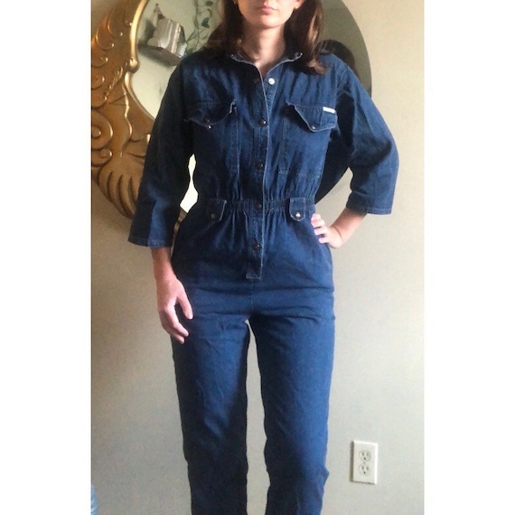 Vintage 80s denim jumpsuit