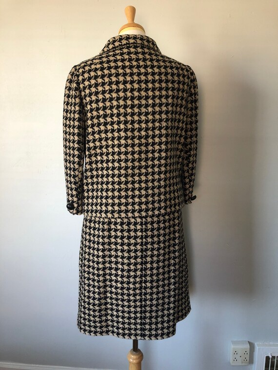 Vintage 50s/60s houndstooth skirt suit - image 3