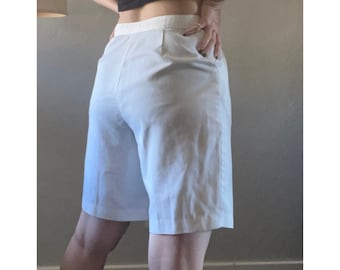 Pantalón corto de tenis blanco 70s Lily's of Beverly Hills