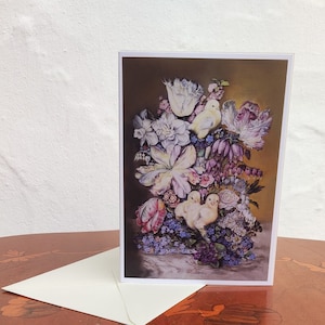 Kunstkaart met envelop DIN A6 kuikens