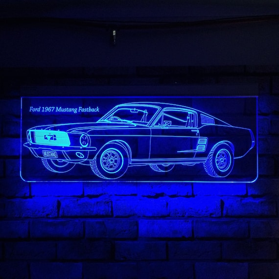 Mustang led sign online