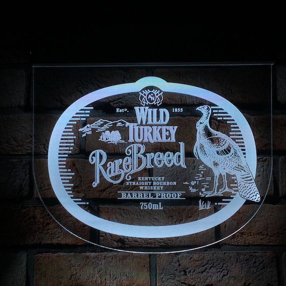 ★非売品★新品未使用★ワイルドターキー★LED額縁サイン★WILD TURKEY ☆非売品☆ワイルドターキー☆LED額縁サイン☆新品未使用☆WILD