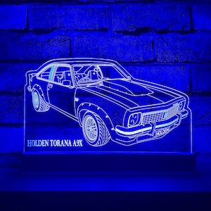 Holden Torana A9X RGB LED Acrylic Sign | LED Bar Sign | Rgb Led Sign