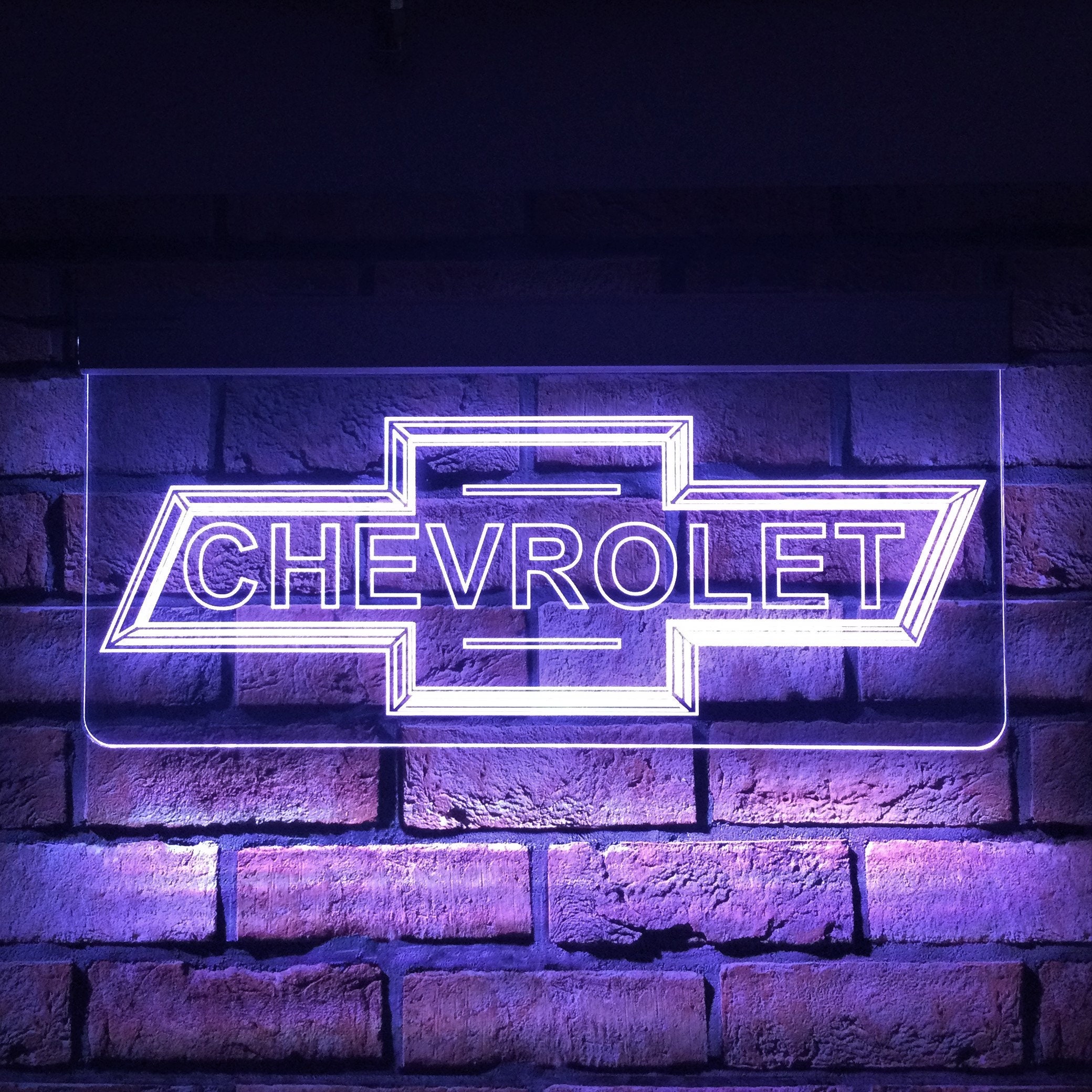 Chevrolet Logo LED Remote Control LED Sign, Free Shipping, Personlised ...