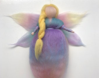 Angel. Fairy. Guardian Angel. Waldorf. Nursery. house decoration. Flower fairy.