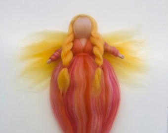 Easter decorations. Spring fairy. Eleven. Angel. Guardian Angel. house decoration. Children's room decoration. Waldorf.