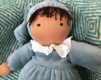 cuddly doll. Baptism gift. Waldorf doll. Rag doll. Natural materials. Unique. Unique pieces.