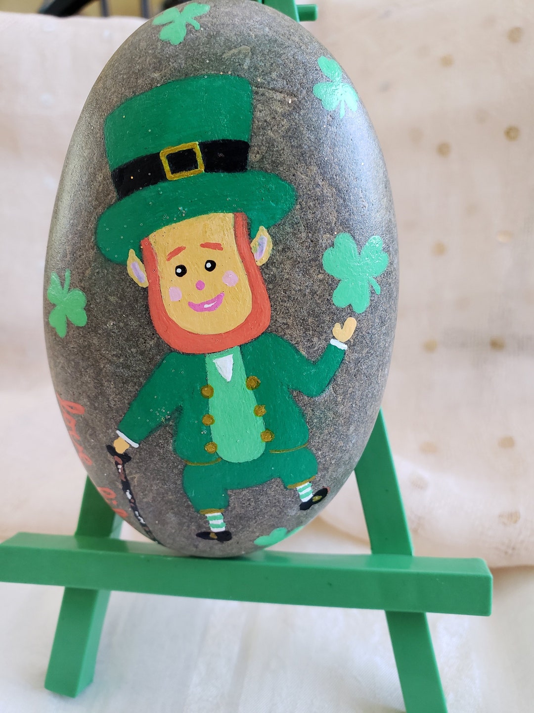 Hand-painted St. Patrick's Day Rock - Etsy