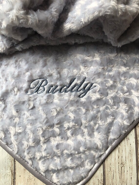 personalised fluffy baby blankets