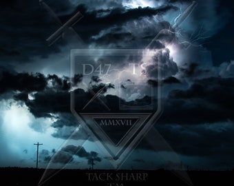 Original nature photography captured in natural setting rendering an image of a severe thunderstorm, supercell, lightning photography, storm