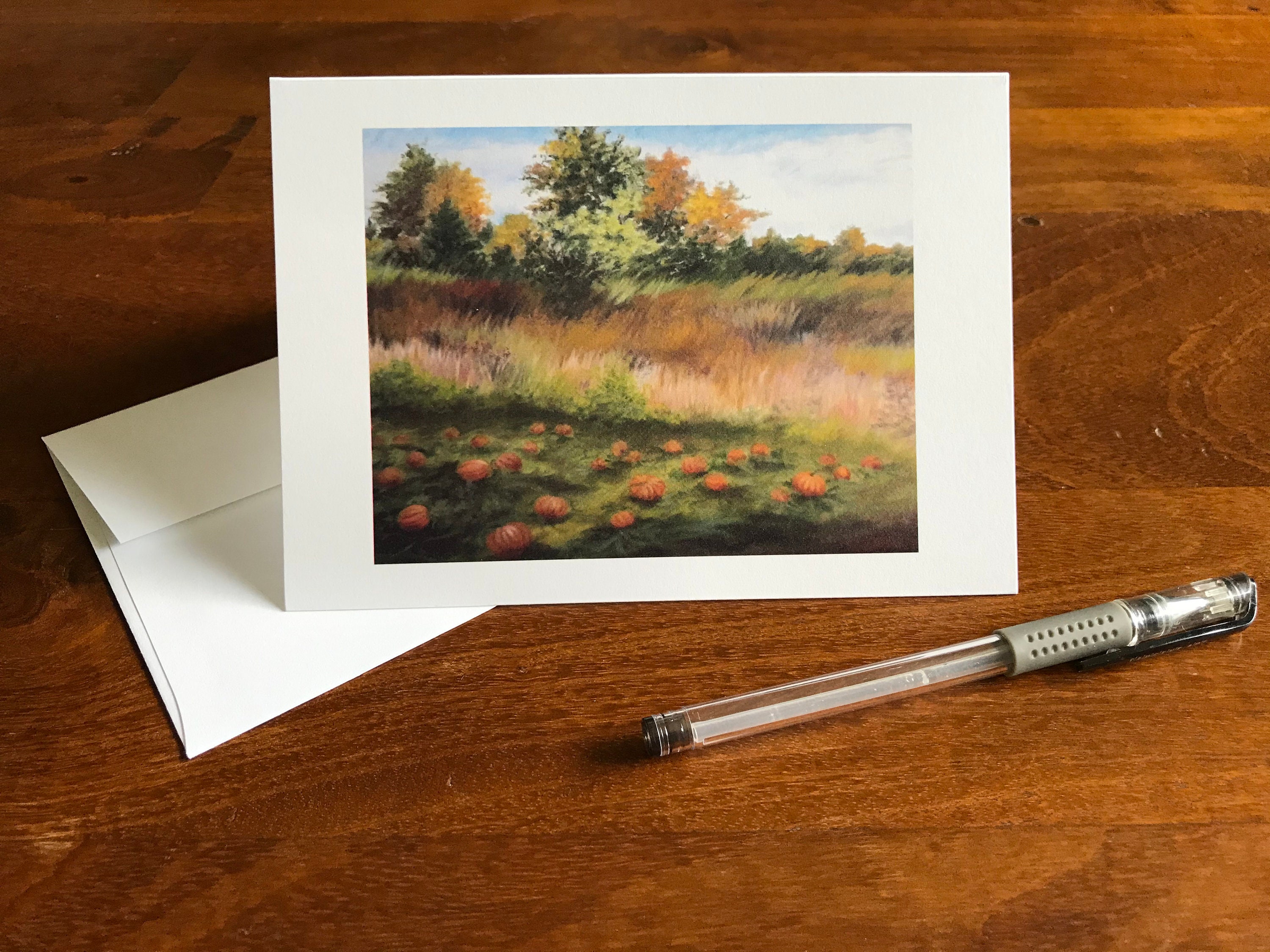 5x7 Blank Cards featuring Original Artwork Set of 5 Etsy