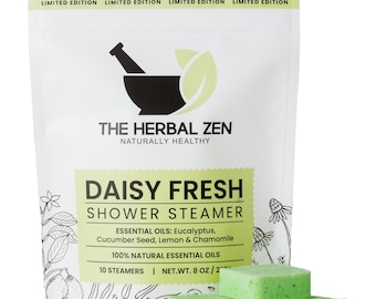 NEW! Spring Blend Shower Steamers with Essential Oils | Seasonal Shower Bombs | Aromatherapy Shower Melts | Shower Fizzies | The Herbal Zen