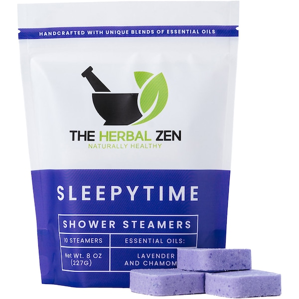 Sleepytime Shower Steamers Aromatherapy - Valentines Day Gift for Her and Him - Lavender & Chamomile Shower Bomb Tablets - Essential Oils