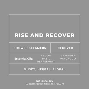 Rise and Recover Shower Steamer Aromatherapy 21st Birthday Gift Aromatherapy Shower Shower Bomb Mothers Day Gift Gift for Her image 9