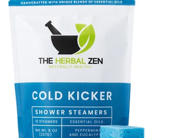 Cold Kicker Shower Steamer Aromatherapy | Breathe Easy | Shower Bomb with Essential Oils | Eucalyptus Shower | Self Care | Mothers Day Gift