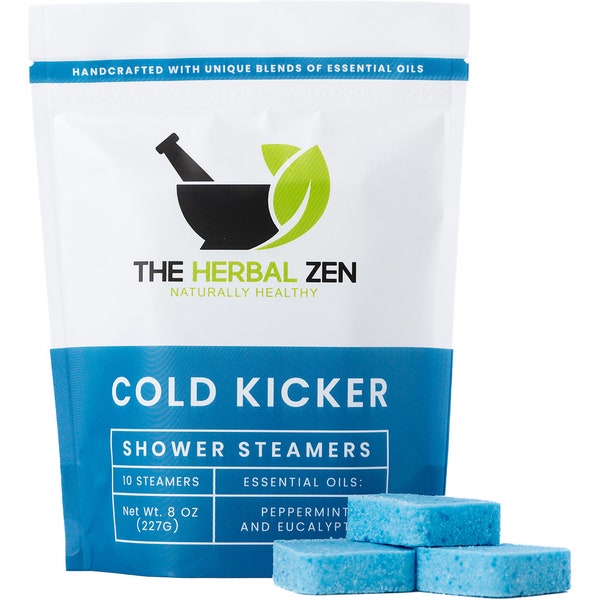 Cold Kicker Shower Steamer Aromatherapy | Breathe Easy | Shower Bomb with Essential Oils | Eucalyptus Shower | Self Care | Mothers Day Gift