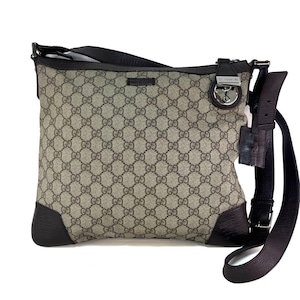 Authentique sac à bandoulière GUCCI Cross Body 148476 GG Supreme d'occasion
