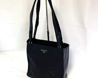 バッグ vintage PRADA business (travel) bag V141 Vintage Authentic Prada Travelling Bag, Vintage Prada Black