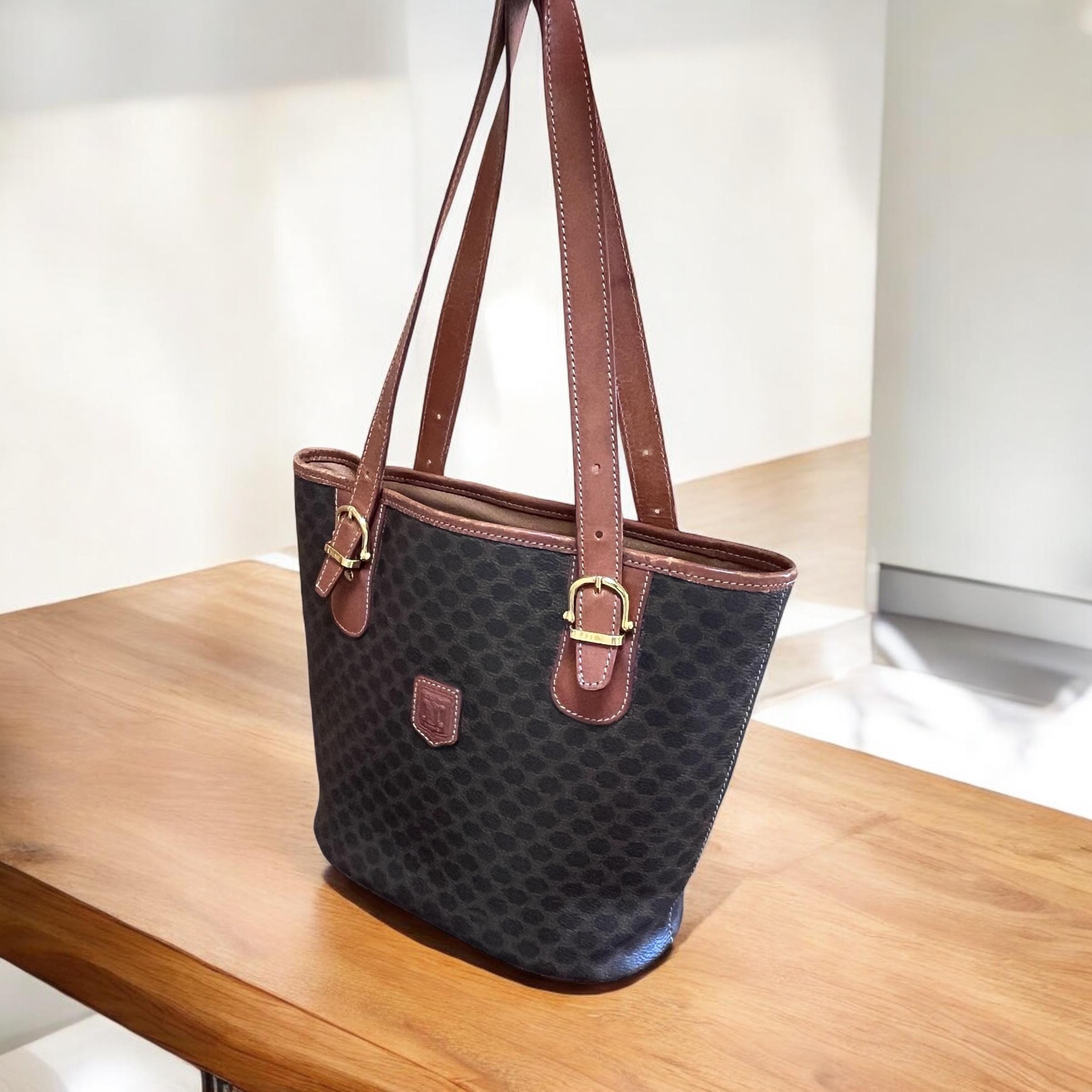 Celine canvas tote bag Etsy