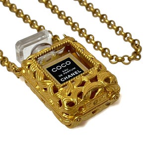 Chanel Perfume Necklace - Etsy