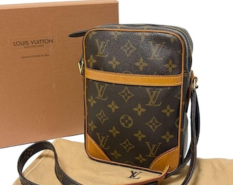 Auth AuLouis Vuitton Danube Shoulder Bag Monogram PVC Leather M45266 Used