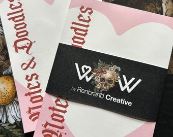 Pink gothic/emo Notepad