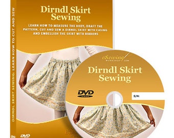 Videolektion i sömnad av dirndlkjol på DVD
