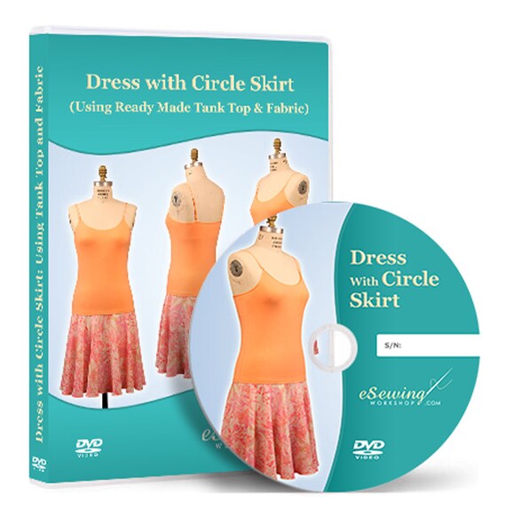 Dress With Circle Skirt Video Lesson On Dvd Etsy Dress With Circle Skirt Video Lesson On Dvd Etsy