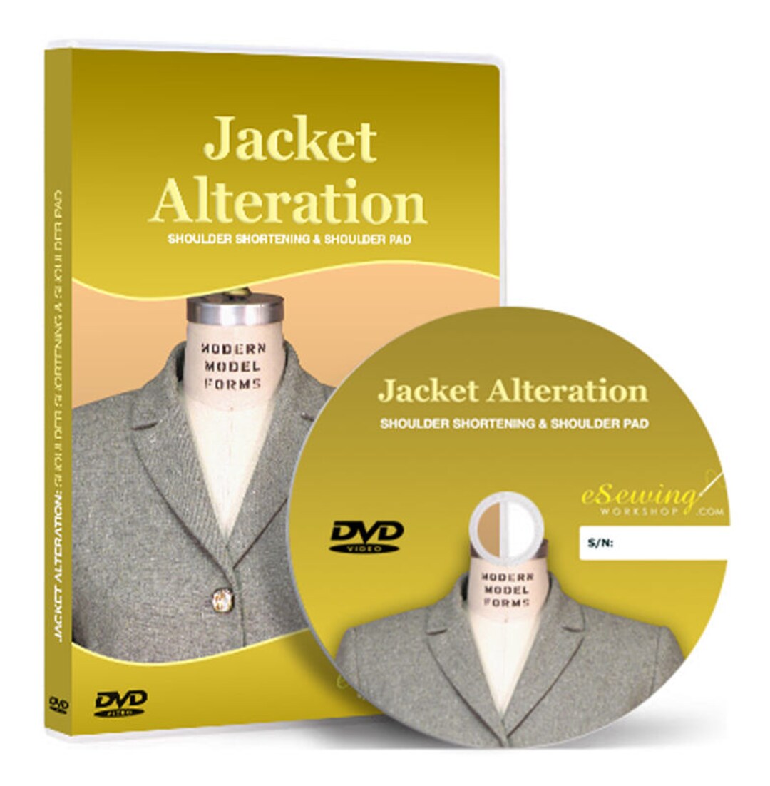 Jacket Alteration: Shoulder Shortening Shoulder Pad Video Lesson on DVD 